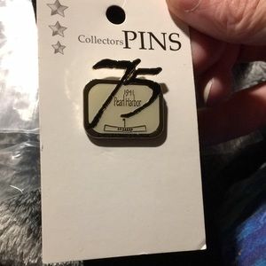 75th Anniversary of Pearl Harbor Collectors Pin New on Card